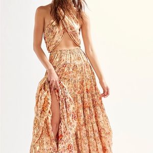 Free People Printed Something Magical Dress